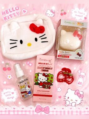 The Crème Shop x Hello Kitty Sanrio Apple Blossom Beauty Bundle